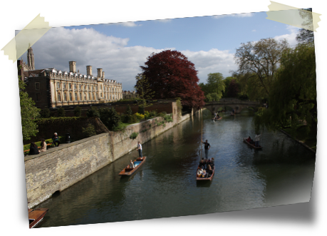 Punting in Cambridge Punting on the Cam in Cambridge